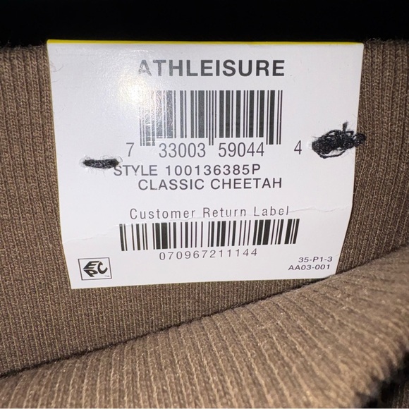 INC International Concepts Brown Cheetah Joggers Petite NWT - Picture 5 of 7